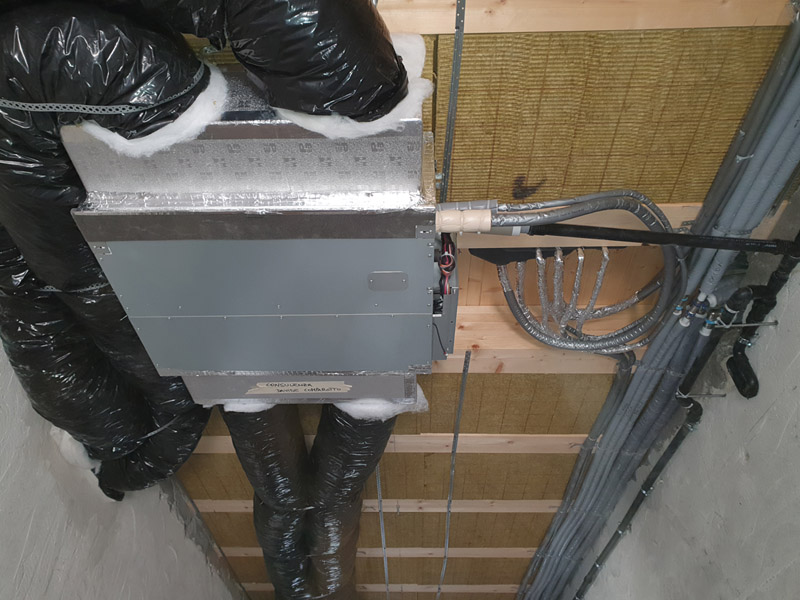 impianto radiante a soffitto installato da Consulenza Energetica srl